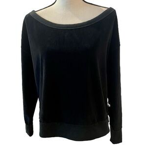 JoyLab Black Velour Sweatshirt EUC